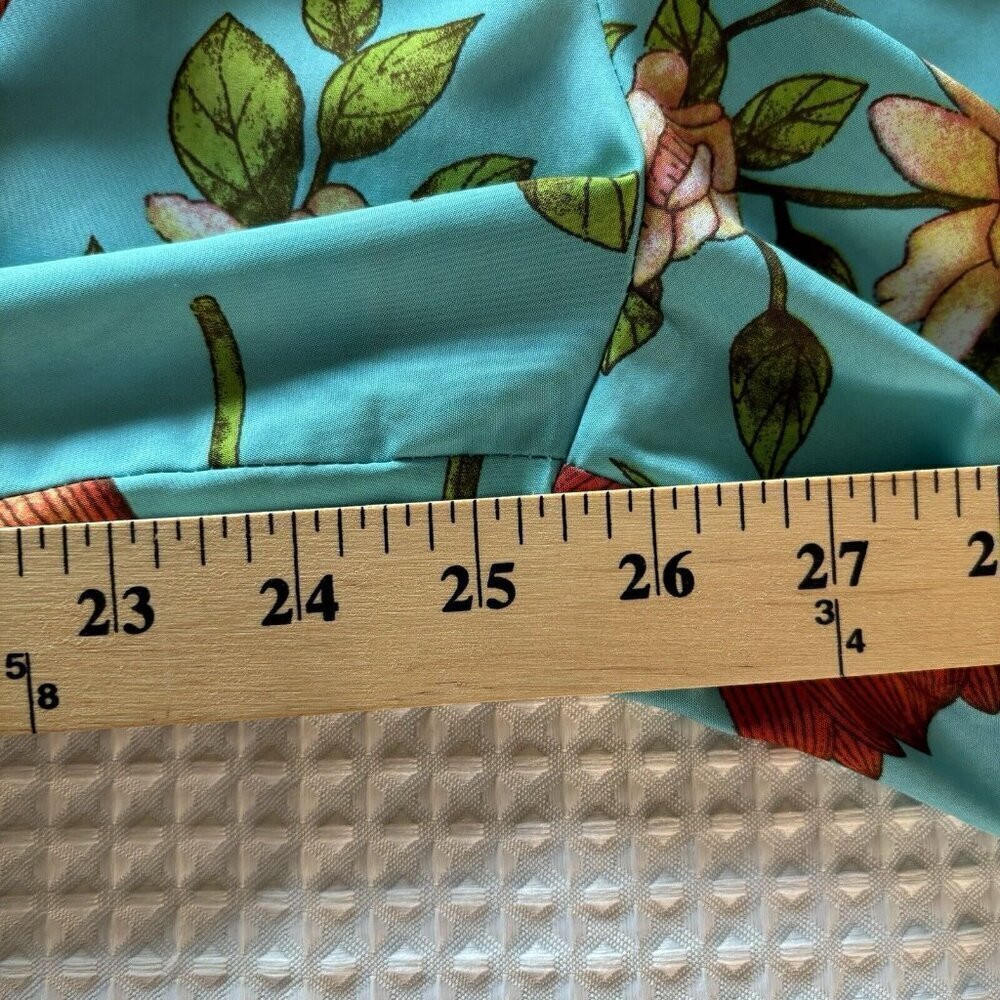 Natori Private Luxuries XL Pajama Lounge Crop Wide Leg Pants  Tropical Floral - Picture 9 of 9